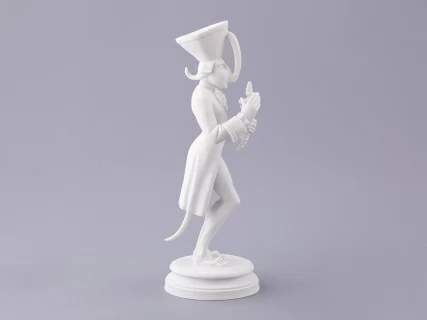 Скульптура в подарочной упаковке, форма Карнавал 2, рисунок Белый, арт. 81.33714.00.1, 