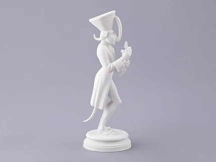 Скульптура в подарочной упаковке, форма Карнавал 2, рисунок Белый, арт. 81.33714.00.1