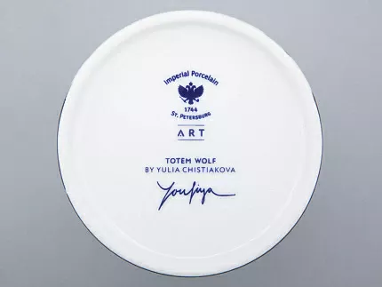 Свеча ароматическая в подарочной упаковке, рисунок Тотем. Волк аромат Тиковое дерево арт. 81.31596.00.1