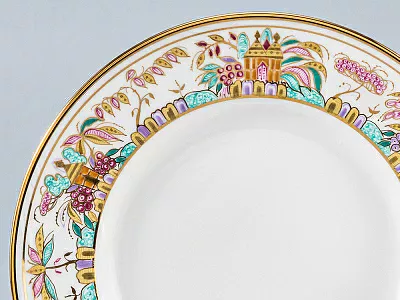 Сервиз чайный Яблочко Пейзажный фриз, 6 персон 20 предметов, арт. 81.21495.00.1