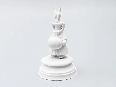 Скульптура Двенадцатый гость Белый арт. 82.65370.00.1