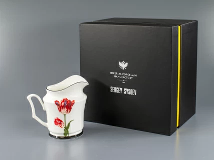 Подарочный набор сливочник форма Юлия рисунок Сысоев. Волшебный сад, арт. 81.30909.00.1, 