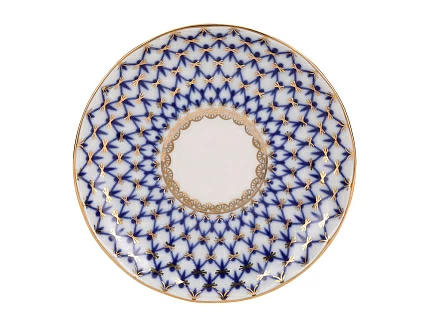 Сервиз чайный форма Тюльпан рисунок Кобальтовая сетка, 6 персон 20 предметов, арт. 81.11141.03.1 Сервиз чайный форма Тюльпан рисунок Кобальтовая сетка, 6 персон 20 предметов, арт. 81.11141.03.1