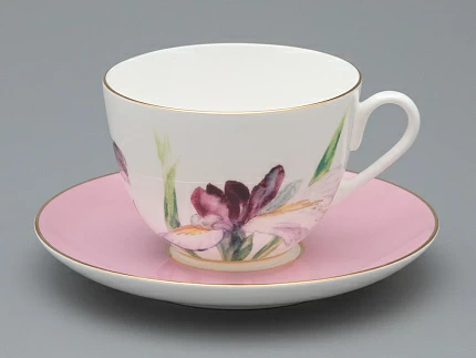 Чашка с блюдцем L’Art des Fleurs  в подарочной упаковке, форма Весенняя 2, рисунок  Роузи, арт 81.33402.00.1 Чашка с блюдцем L’Art des Fleurs  в подарочной упаковке, форма Весенняя 2, рисунок  Роузи, арт 81.33402.00.1