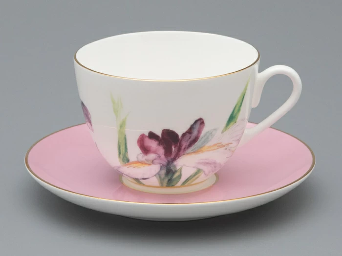 Чашка с блюдцем L’Art des Fleurs  в подарочной упаковке, форма Весенняя 2, рисунок  Роузи, арт 81.33402.00.1,  Чашка с блюдцем L’Art des Fleurs  в подарочной упаковке, форма Весенняя 2, рисунок  Роузи, арт 81.33402.00.1,