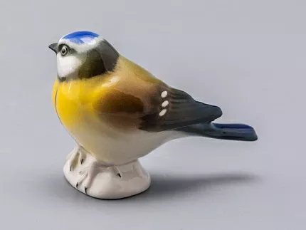 Скульптура форма Синица рисунок Лазоревка арт. 82.78548.00.1