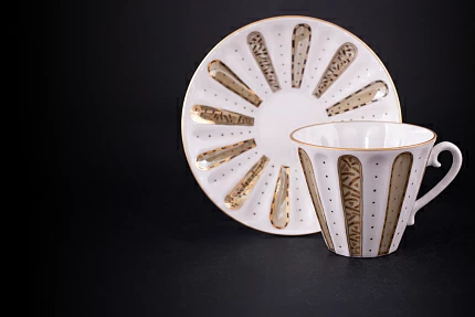 Чашка с блюдцем Дюймовочка, форма Лучистая, арт 70.02740.00.1