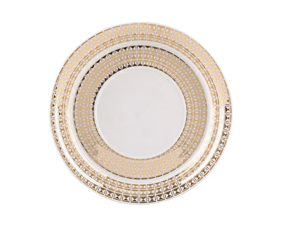 Чашка с блюдцем чайная форма Гербовая рисунок Зазеркалье. Полосы, арт. 81.27709.00.1