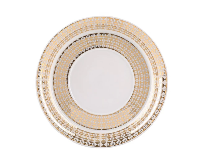 Чашка с блюдцем чайная форма Гербовая рисунок Зазеркалье. Полосы, арт. 81.27709.00.1, 