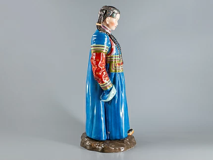 Скульптура Народности России, Монгольская женщина, арт 82.90180.00.1