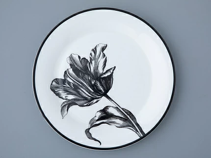 Тарелка плоская 220 мм форма Юлиана рисунок Сысоев. Волшебный сад V арт. 80.44104.00.1