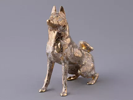 Скульптура форма Лайка, рисунок Золото, арт 82.97488.00.1