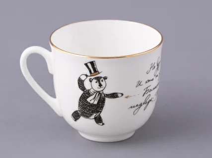 Чашка с блюдцем кофейная Ландыш 2 Сон Татьяны, арт 81.22808.00.1, 