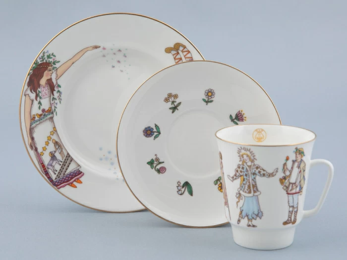 Трехпредметный комплект 165 мл форма Майская рисунок Опера Снегурочка, арт. 81.32231.00.1, 