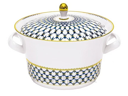 Супница Молодежная Кобальтовая сетка арт. 80.06948.00.1 Супница Молодежная Кобальтовая сетка арт. 80.06948.00.1