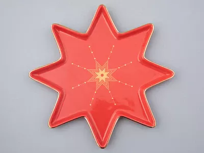 Подарочный набор тарелок, форма Звезда рисунок Скарлетт, арт. 81.27758.00.1