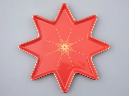 Подарочный набор тарелок, форма Звезда рисунок Скарлетт, арт. 81.27758.00.1, 