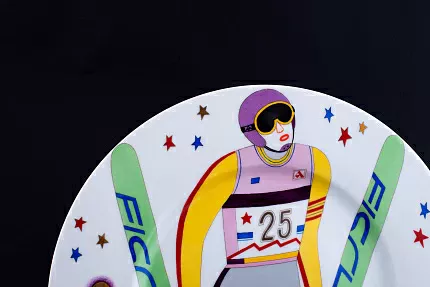 Декоративная тарелка Человек, похожий на птицу на форме Mazarin, арт 60.07774.00.5