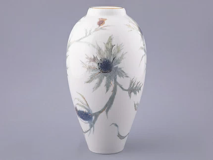 Ваза форма Фрезия рисунок Репейник, арт. 80.48115.00.1