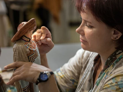 Скульптура Народности России Качинская женщина арт. 82.85842.00.1, 