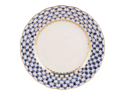 Сервиз чайный форма Тюльпан рисунок Кобальтовая сетка, 6 персон 20 предметов, арт. 81.11141.03.1 Сервиз чайный форма Тюльпан рисунок Кобальтовая сетка, 6 персон 20 предметов, арт. 81.11141.03.1