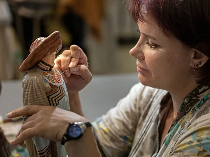 Скульптура Народности России Качинская женщина арт. 82.85842.00.1