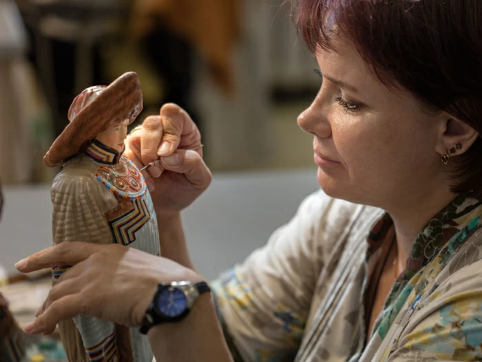 Скульптура Народности России Качинская женщина арт. 82.85842.00.1, 