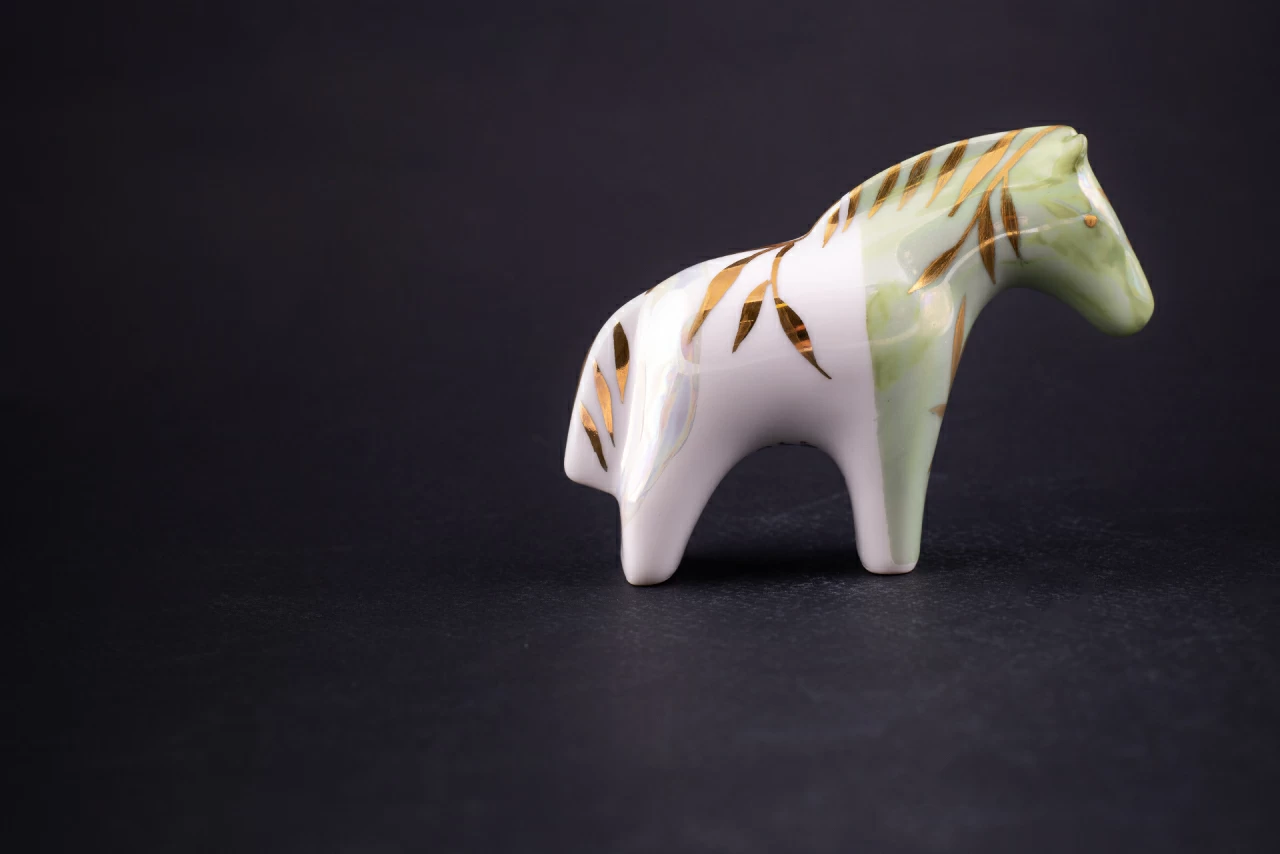 Скульптура Лошадка рисунок Карамель Яблочная, арт 62.21216.00.1, 