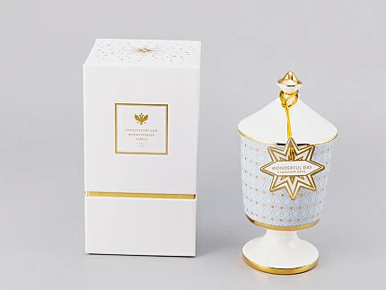 Подарочный Набор Свеча ароматическая рисунок Азур 2 аромат Чудесный день, арт. 81.30076.00.1 Подарочный Набор Свеча ароматическая рисунок Азур 2 аромат Чудесный день, арт. 81.30076.00.1