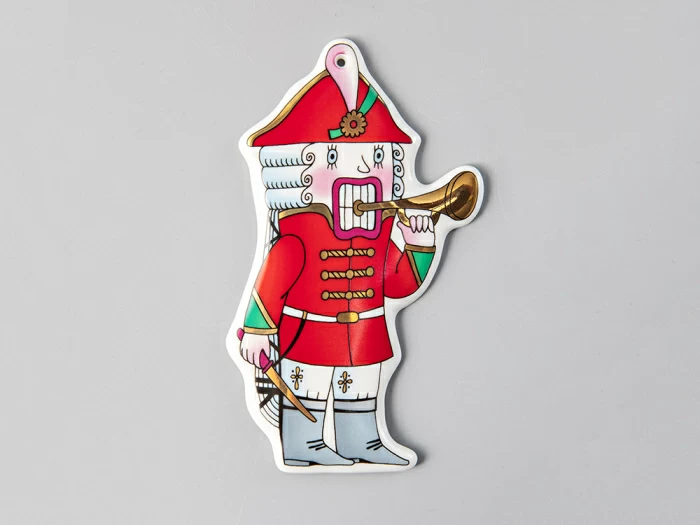 Елочная игрушка рисунок Щелкунчик арт. 80.38547.00.1, 