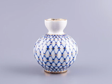 Ваза для цветов Тюльпан Кобальтовая сетка арт. 80.04257.00.1