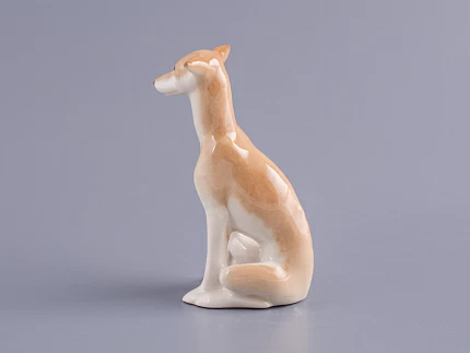 Скульптура Левретка сидящая Вильма арт. 82.83388.00.1