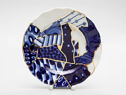 Тарелка 200 мм форма Тюльпан рисунок Байкал 2, арт. 80.37279.00.1