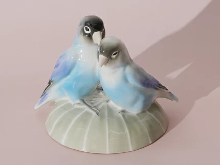 Скульптура форма Неразлучники, рисунок Лазурные, арт. 82.47416.00.1 Скульптура форма Неразлучники, рисунок Лазурные, арт. 82.47416.00.1