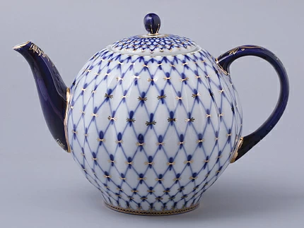 Чайник доливной Тюльпан Кобальтовая сетка 2000 мл арт. 80.00232.00.1