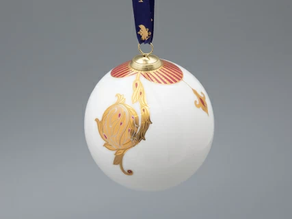 Новогодний Шар в подарочной упаковке, рисунок Рождественские узоры, арт 81.33344.00.1, 