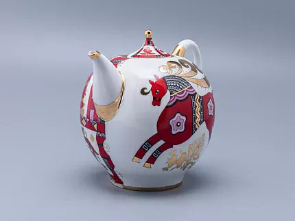 Комплект чайников Новгородский Красный конь арт. 81.10353.00.1