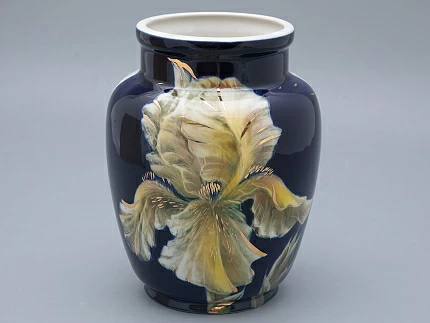 Ваза форма Китайская малого размера рисунок Ирисы, арт. 80.96067.00.1 Ваза форма Китайская малого размера рисунок Ирисы, арт. 80.96067.00.1