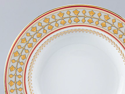 Тарелка глубокая 225 мм форма Европейская-2 рисунок Бельведер арт. 80.96533.00.1