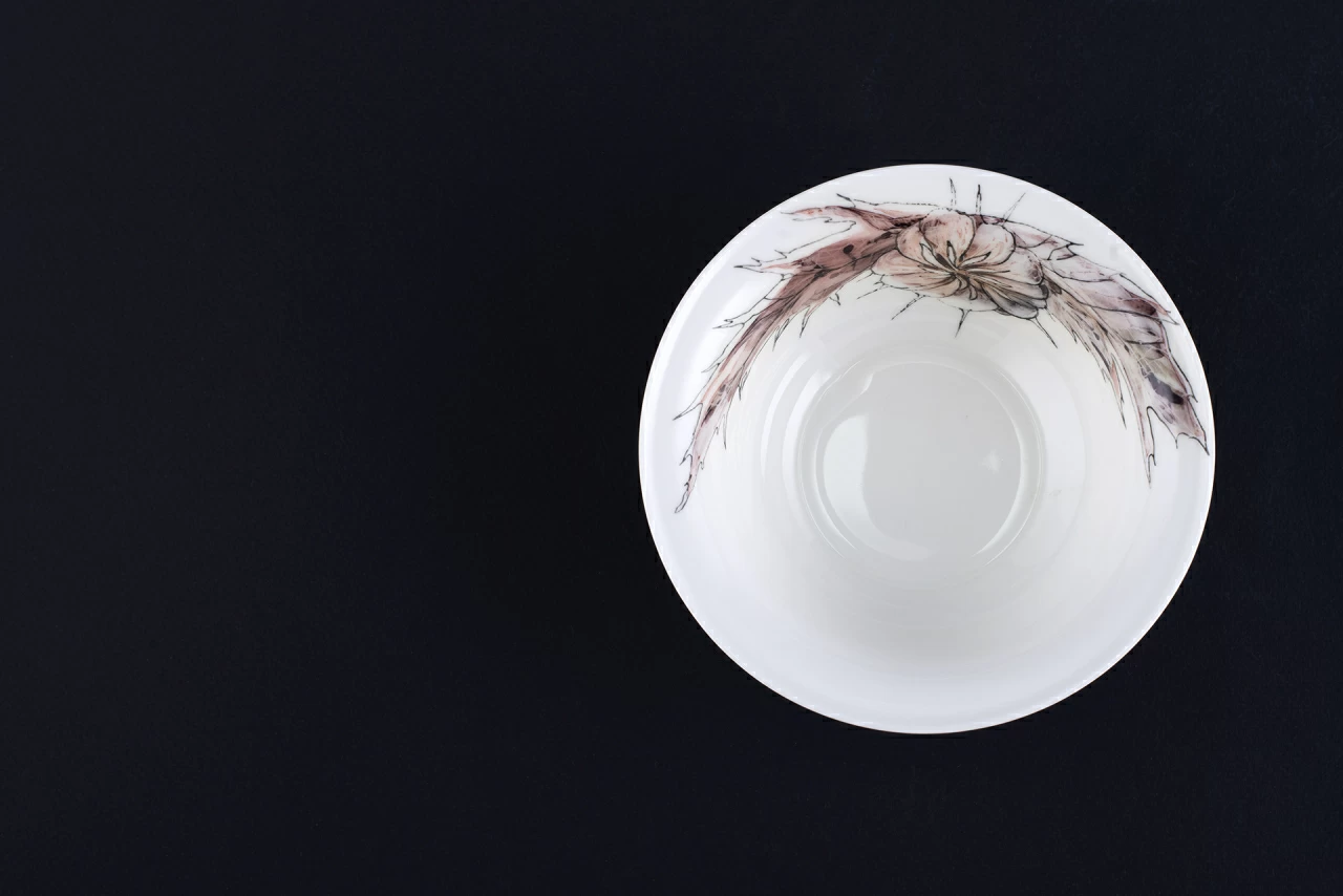 Салатник круглый Медвежья колючка на форме Александрия  арт 60.13549.00.1, 