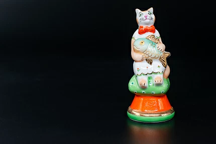 Скульптура Кошка Маша с рыбкой, арт 62.12742.00.5 Скульптура Кошка Маша с рыбкой, арт 62.12742.00.5