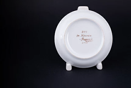 Тарелка декоративная Снежный джаз, на форме Европейская, арт 60.09098.00.1