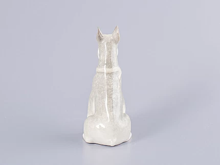 Скульптура Цвергшнауцер сидящий Нора арт. 82.82962.00.1