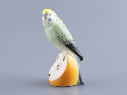Скульптура форма Волнистый попугайчик рисунок Кеша арт. 82.77224.00.1