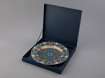 Тарелка декоративная 270 мм Европейская, в подарочной упаковке, рисунок Готическая 9, арт 81.25630.00.1 Тарелка декоративная 270 мм Европейская, в подарочной упаковке, рисунок Готическая 9, арт 81.25630.00.1