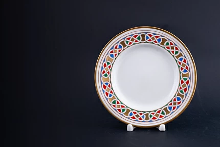 Тарелка 190 мм на форме Европейская, рисунок Былина, арт 60.10676.00.5