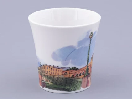 Бокал 360 мл форма Ленинградский рисунок Санкт-Петербург. Малоконюшенный мост  арт. 80.44857.00.1, 