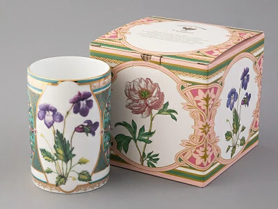 Бокал 400 мл в подарочной упаковке, форма Соло, рисунок Фиалка надрезанная, арт. 81.32711.00.1 Бокал 400 мл в подарочной упаковке, форма Соло, рисунок Фиалка надрезанная, арт. 81.32711.00.1