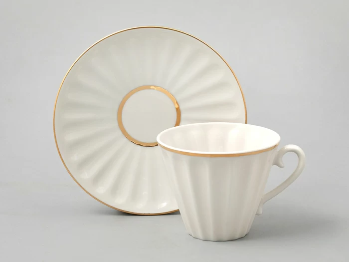 Чашка с блюдцем чайная 235 мл форма Лучистая рисунок Белоснежка арт. 81.14514.00.1, 