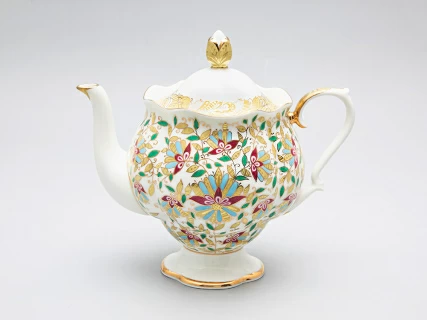 Сервиз чайный Наташа Розовые цветы, 6 персон 30 предметов арт. 81.15176.00.1, 